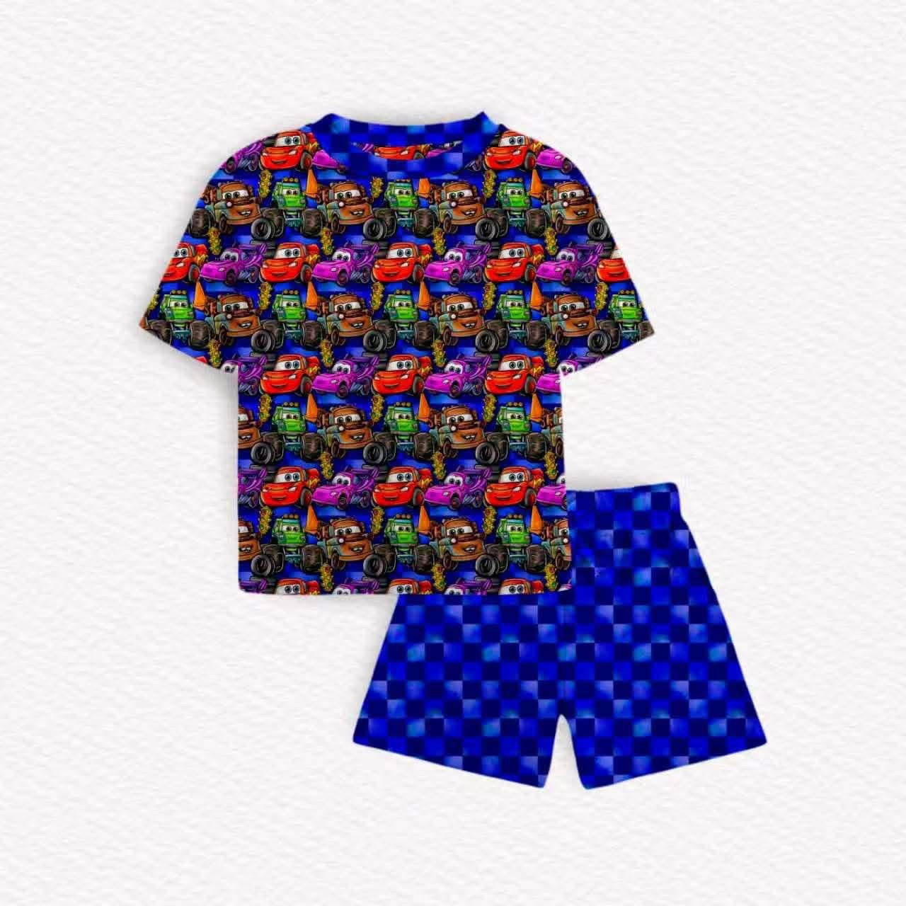 Checkers, Wreckers & Racers Daywear Short Set