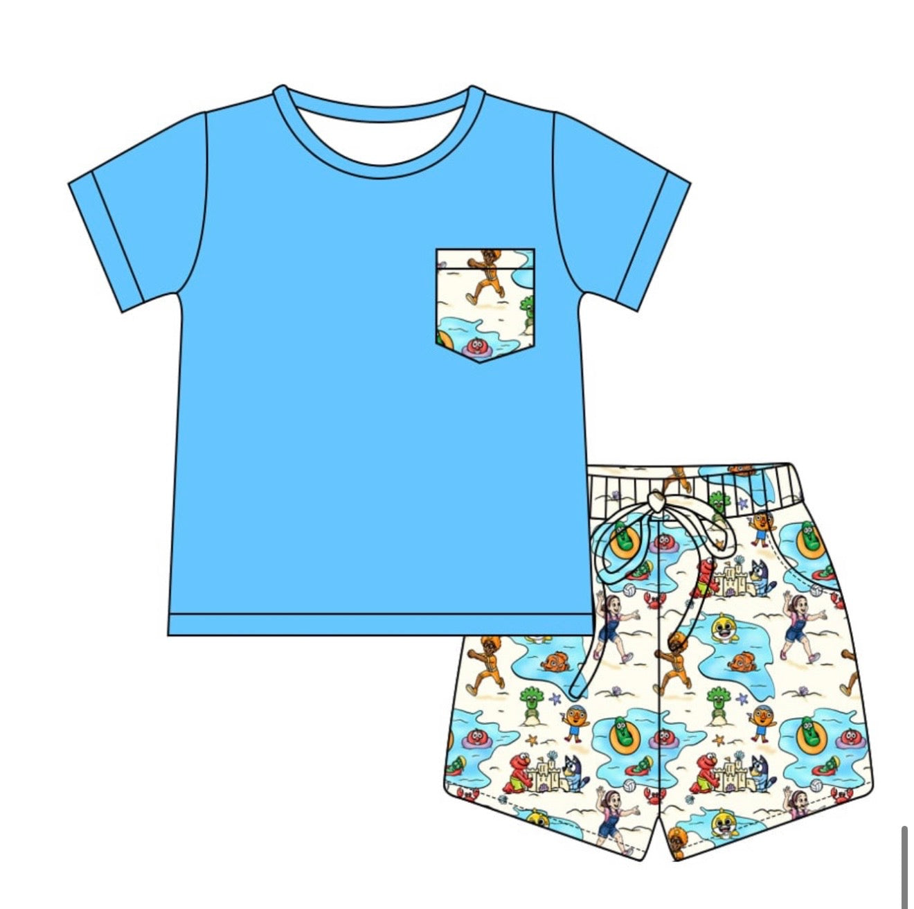 Beach Buddies Daywear set