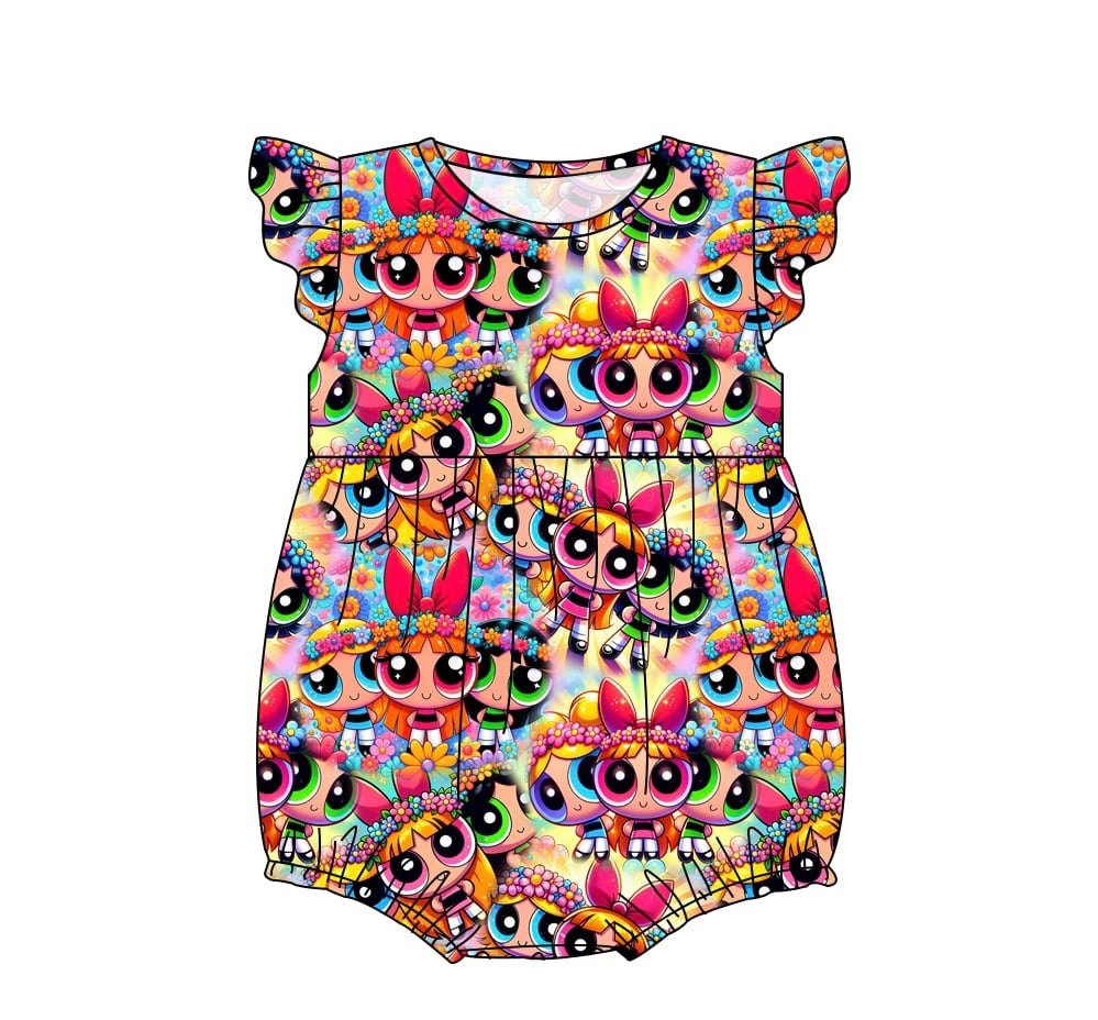 Powerpuff Blossoms Bubble Romper