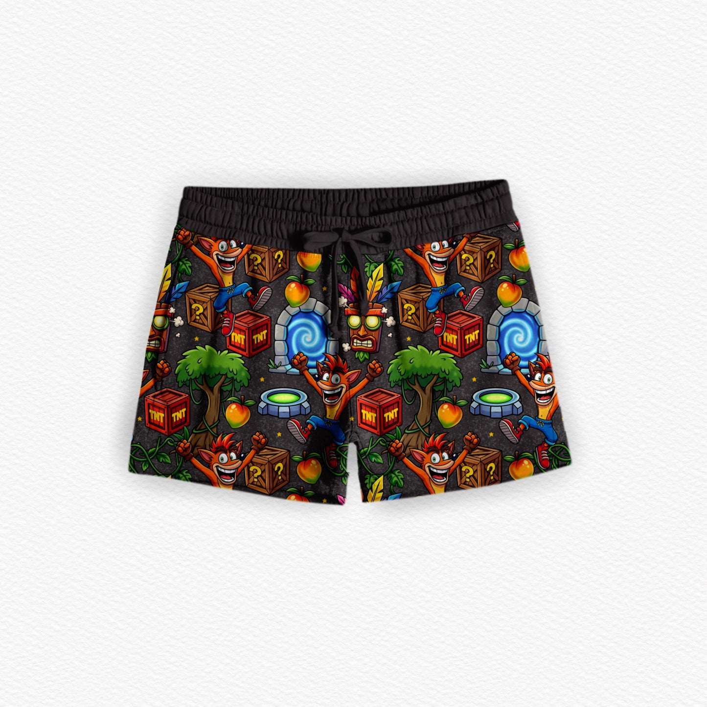 Tiki Run Adult Shorts