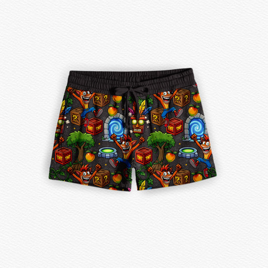 Tiki Run Adult Shorts