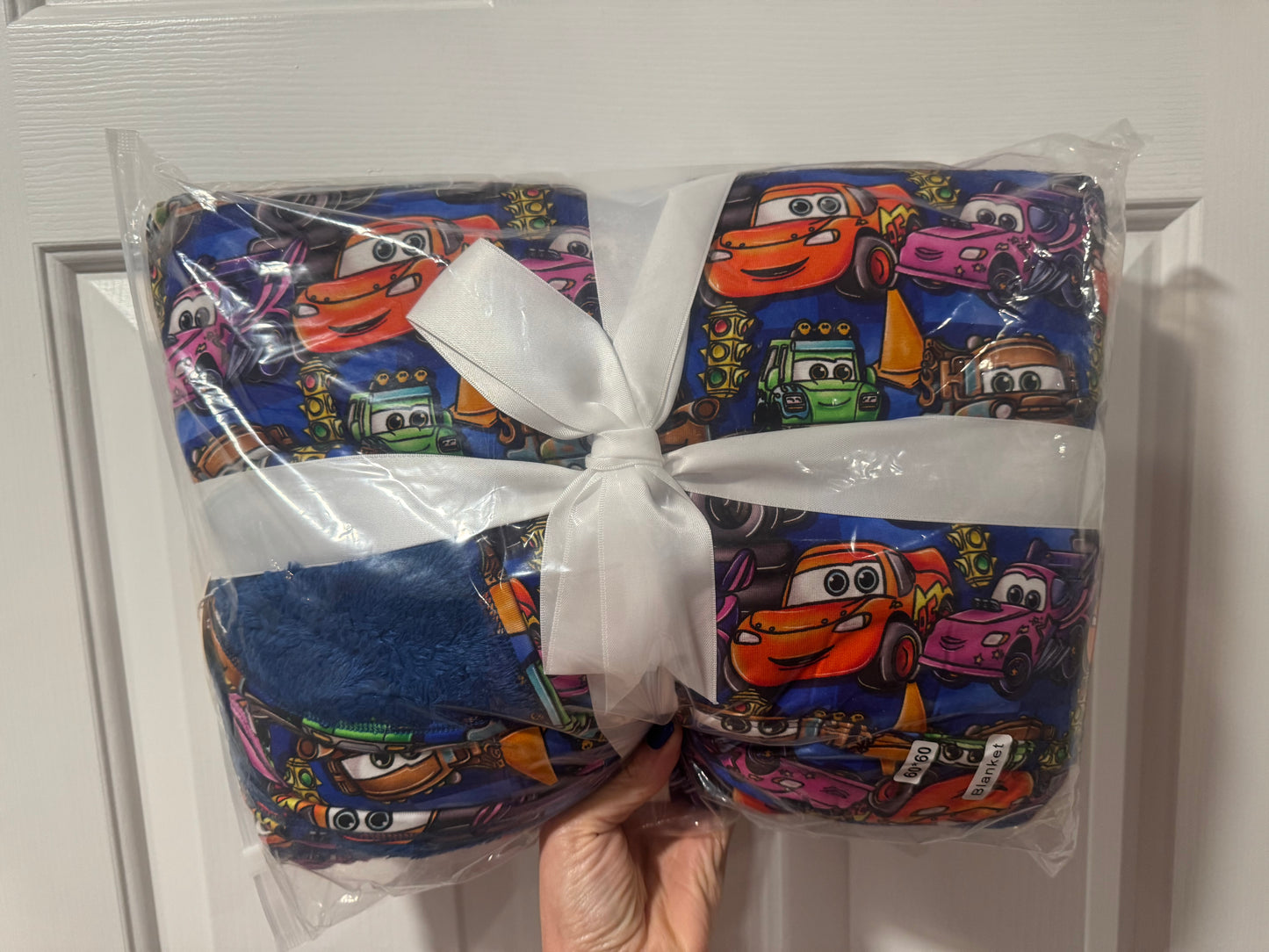 Checkers, Wreckers, & Racers 60x60 Bamboo Plush Blanket