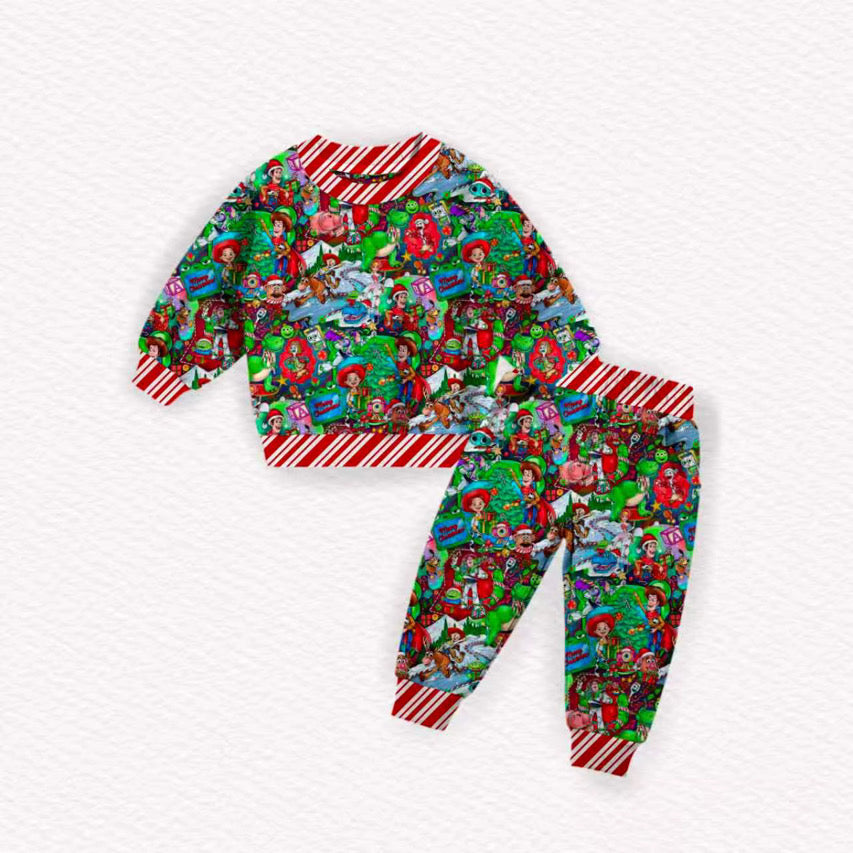Very Merry Toys Bamboo French Terry Crewneck & Jogger Set