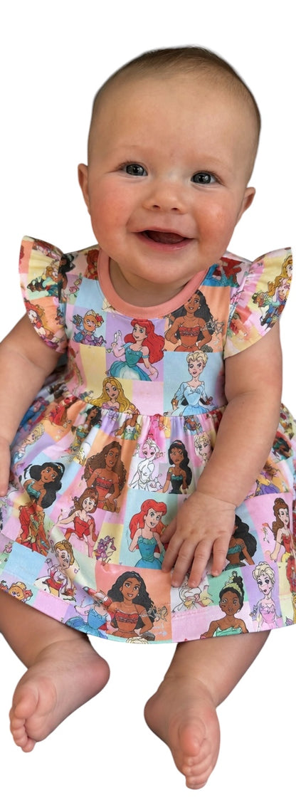 Princess & Pals Bow Back Bodysuit Twirl