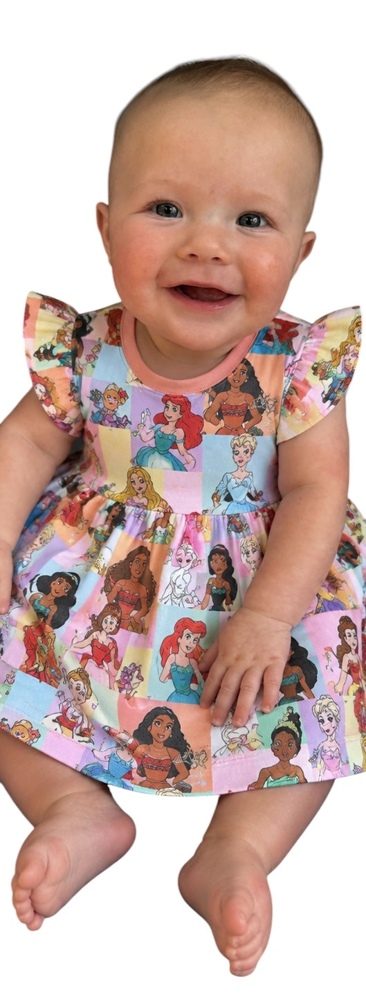 Princess & Pals Bow Back Bodysuit Twirl