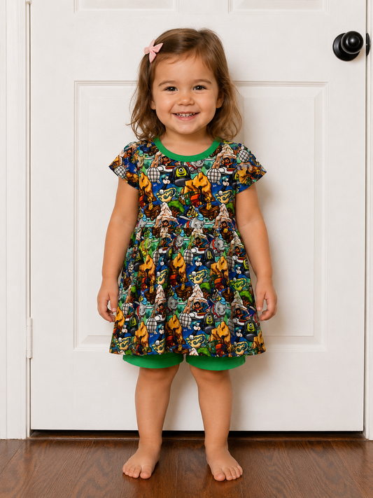 Park Day Parade Peplum Set