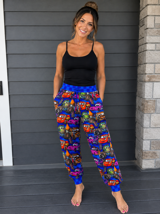 Checkers, Wreckers, & Racers Adult Joggers