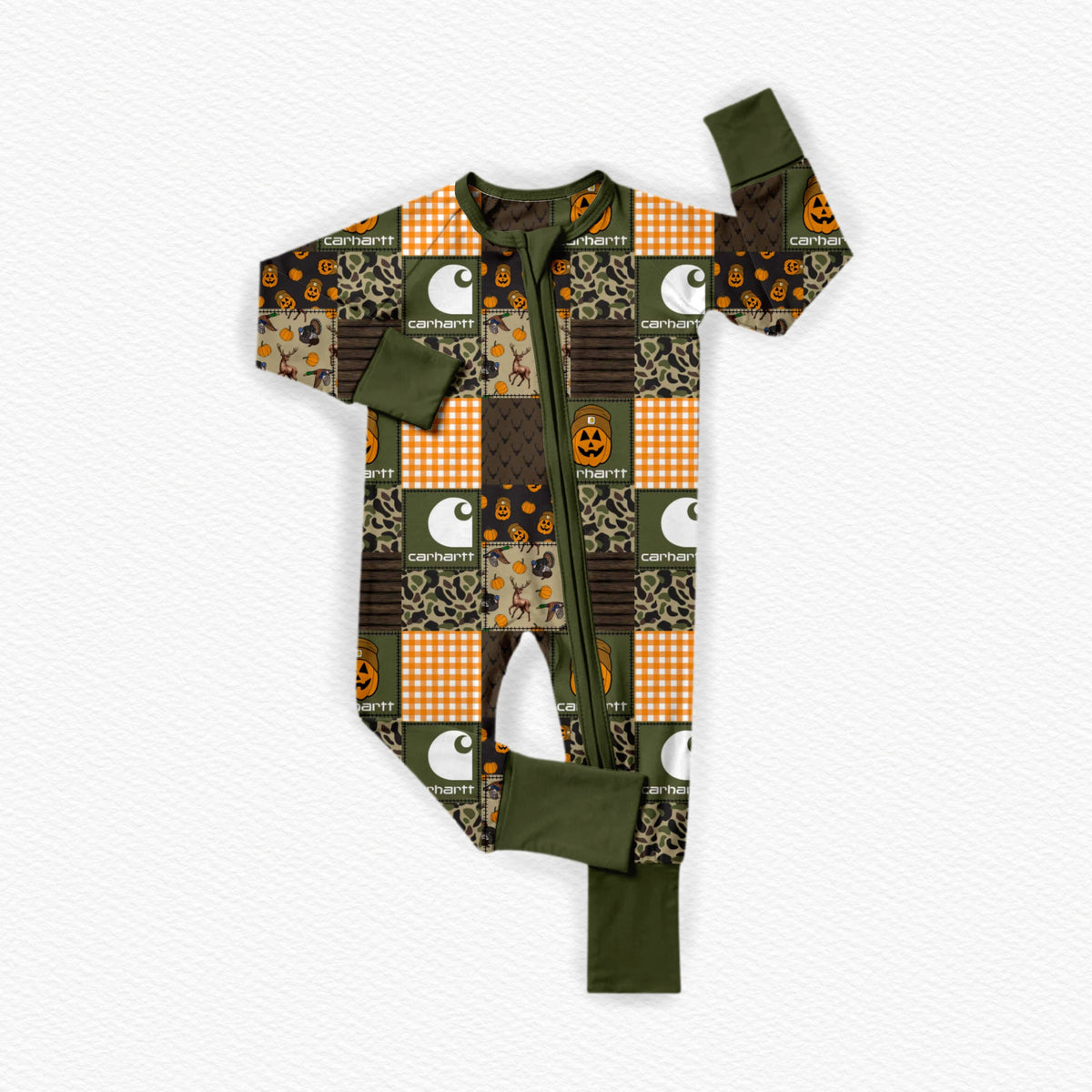 Country Pumpkin Patchwork Zippy