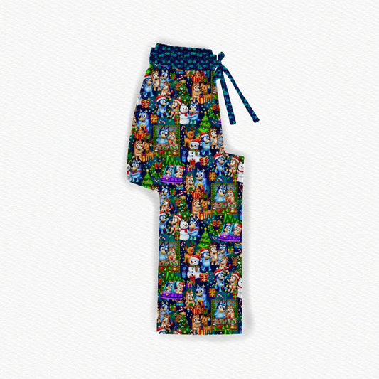 Holiday Heeler Adult Straight Leg Pants