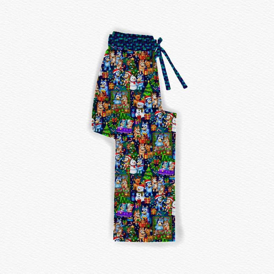 Holiday Heeler Adult Straight Leg Pants