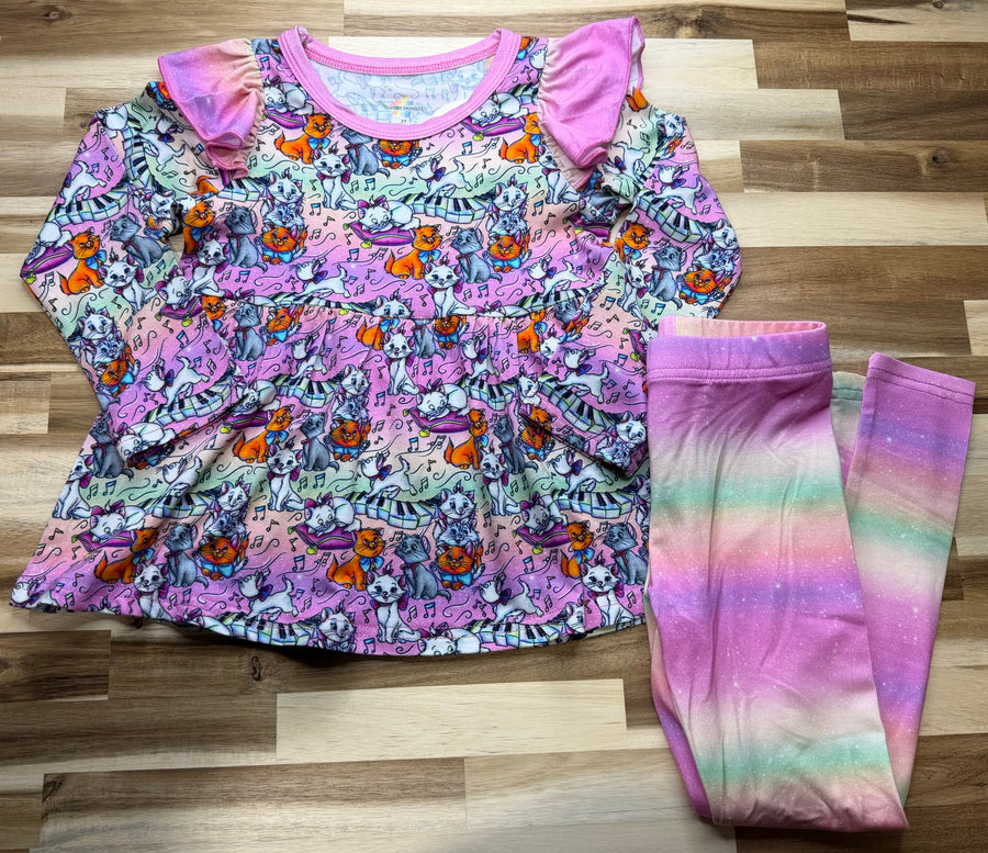 Purfectly Jazzy Peplum Set