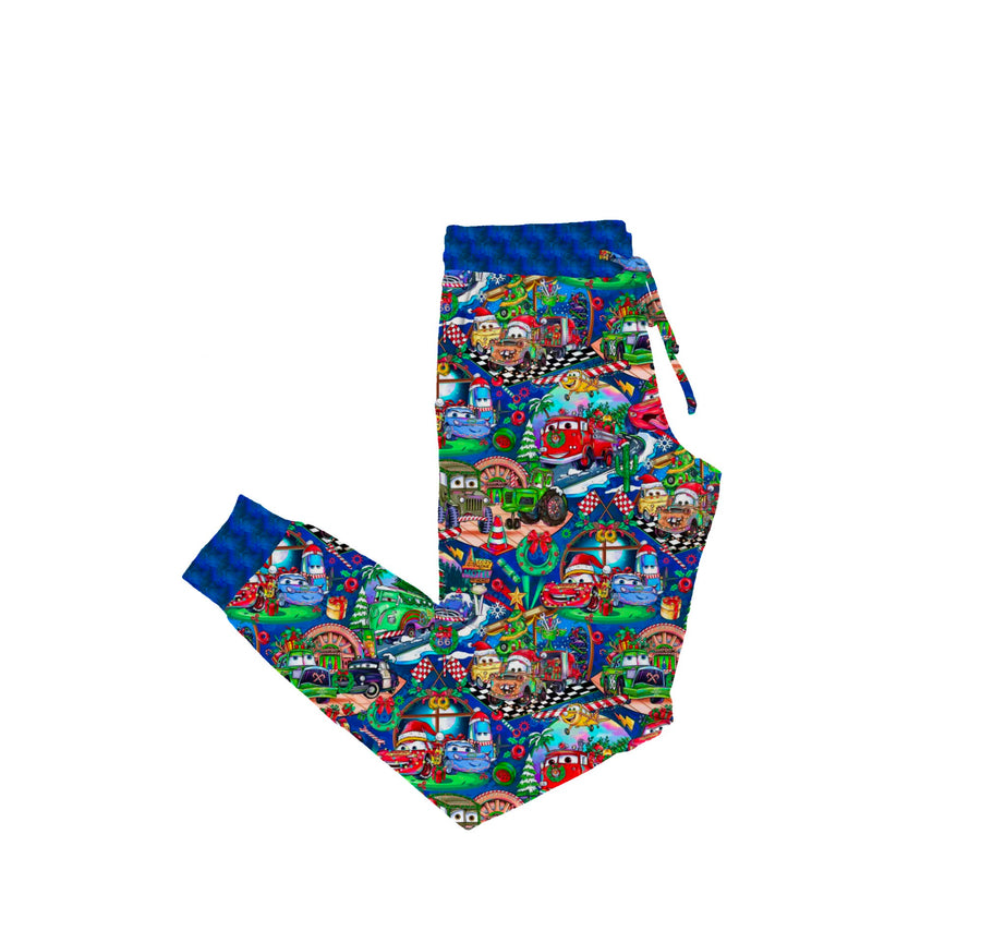Route 66 Christmas Adult Joggers