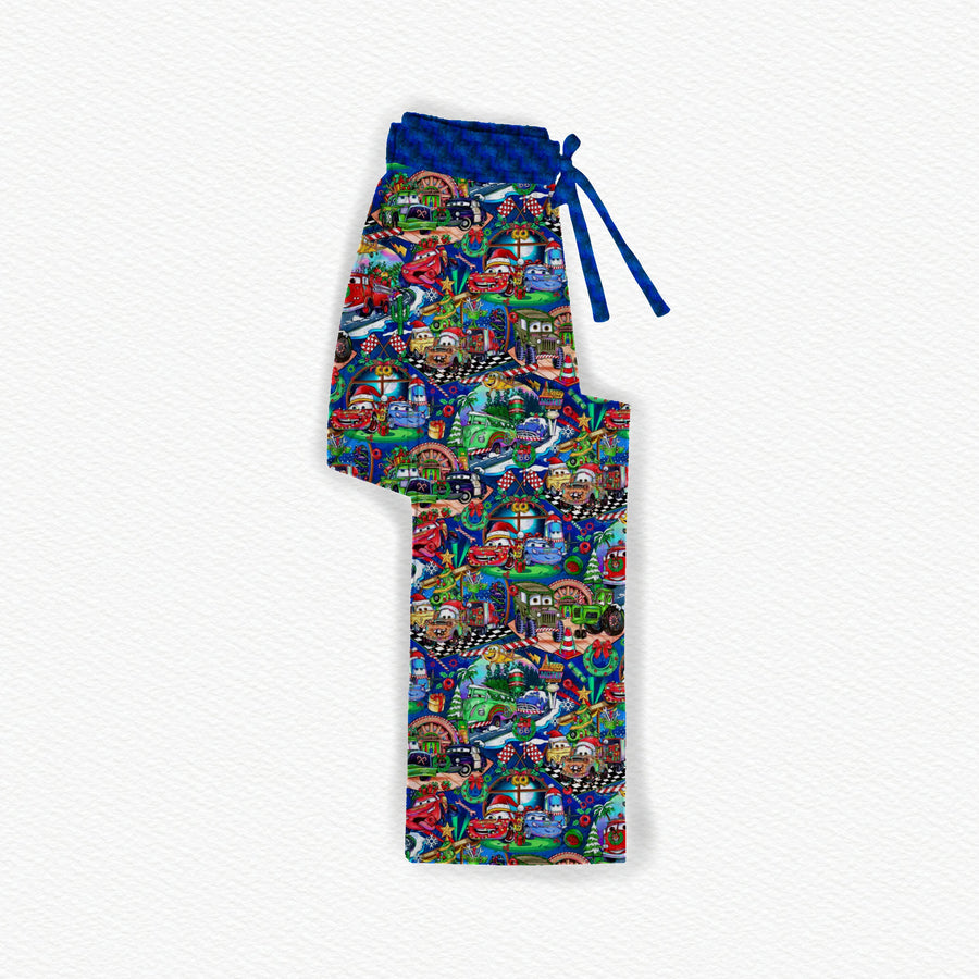 Route 66 Christmas Adult Straight Leg Pants